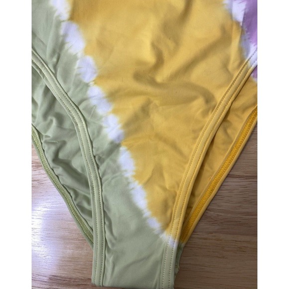 NWT L*Space Womens Frenchi Printed High Waisted Bikini Bottoms Size Medium‎ $110 - Picture 4 of 11